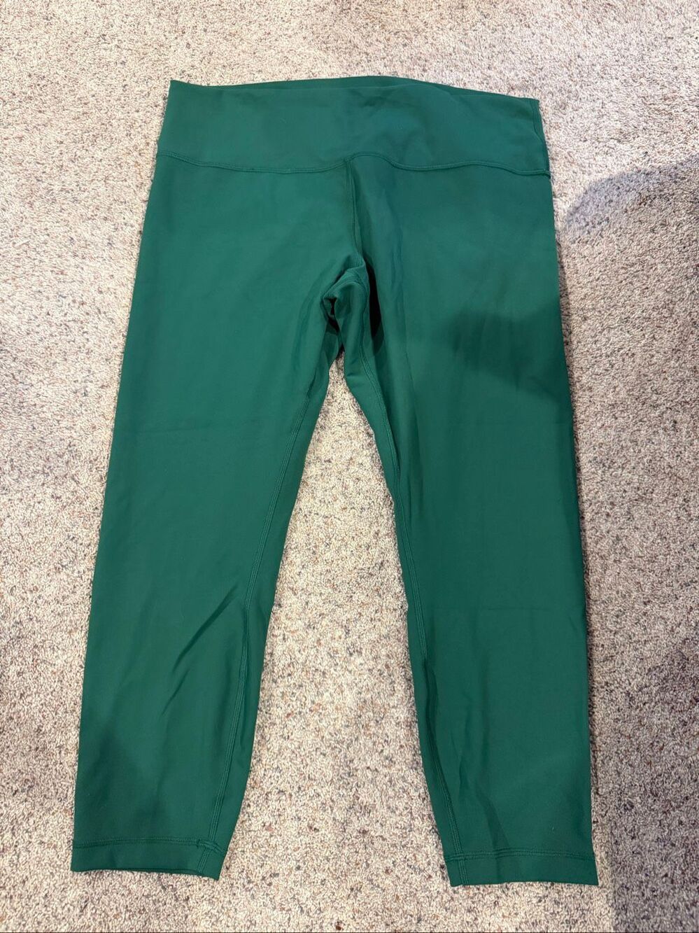 Lululemon Leggings Size 18 Women's Kelly Green High Rise Soft Like New